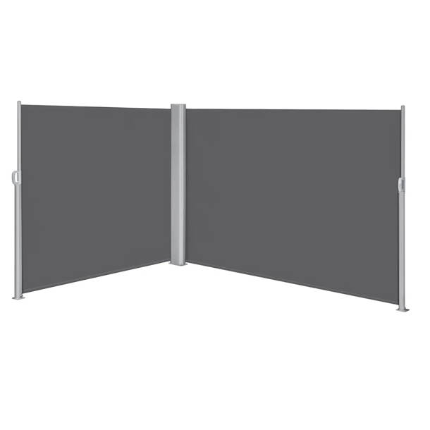 VEVOR 19' 6" W x 1' D Manual Retraction Side Awning & Reviews Wayfair
